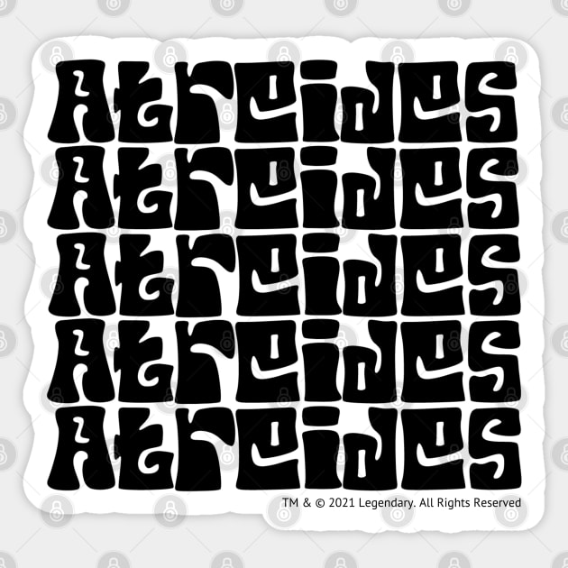 Atreides Typography - Dune Sticker by Slightly Unhinged